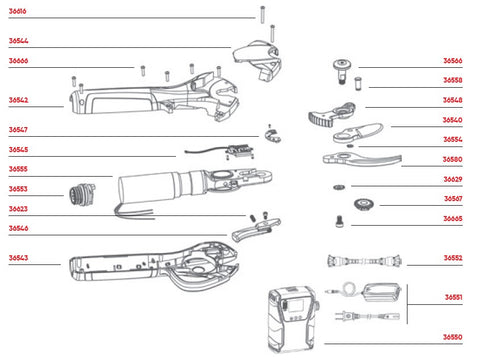 Ausonia 36551 Polnilec za škarje Athena (31821)